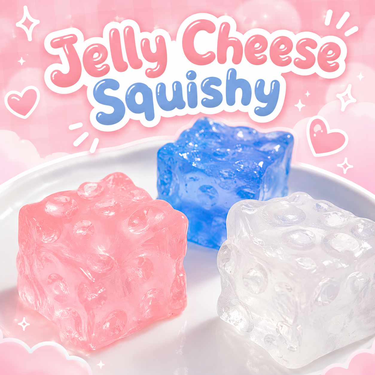 π©· Jelly Cheese Squishy π