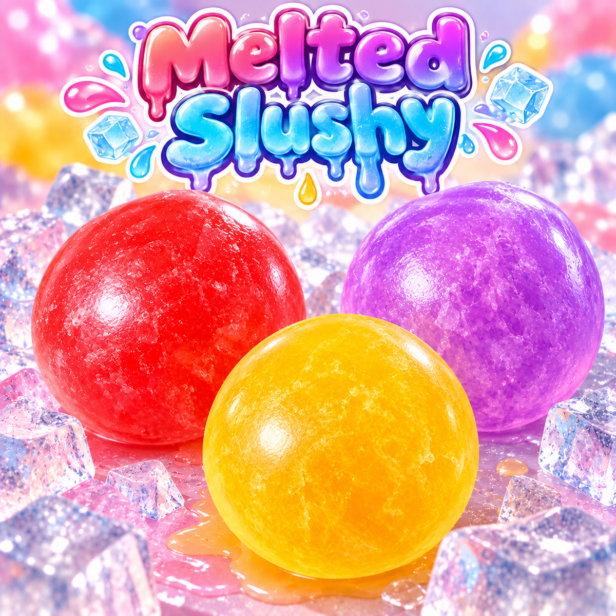 🧊🥤 Melted Slushy Squishy 🍇🍉🥭