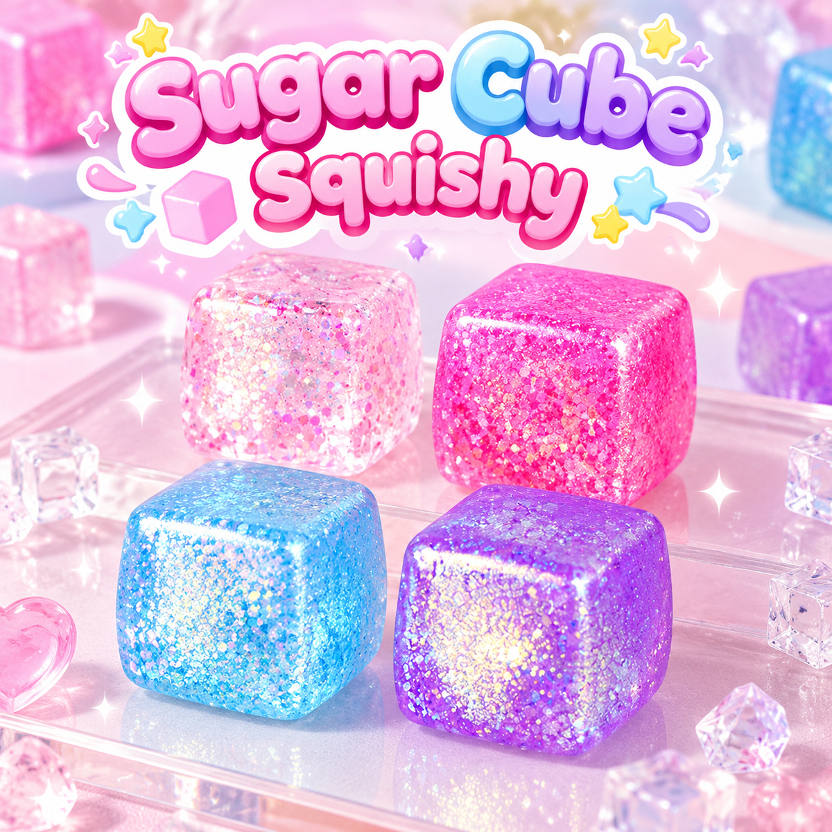 🍬 Sugar Cube Squishy 🧊